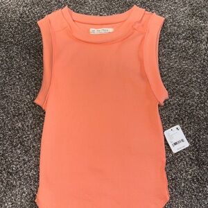 Free People Womens Orange Tank top Size XS New With Tags